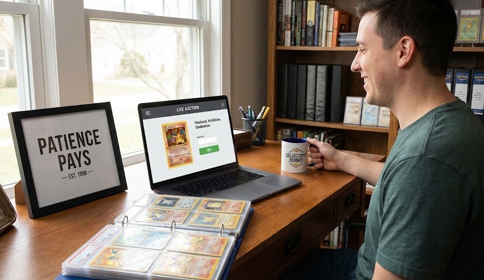 patience to buy pokémon cards in live auctions